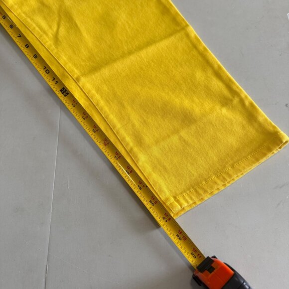 Chaps Slimming Fit Yellow Denim Capri Pants Womens size 14 NEW - Picture 7 of 7